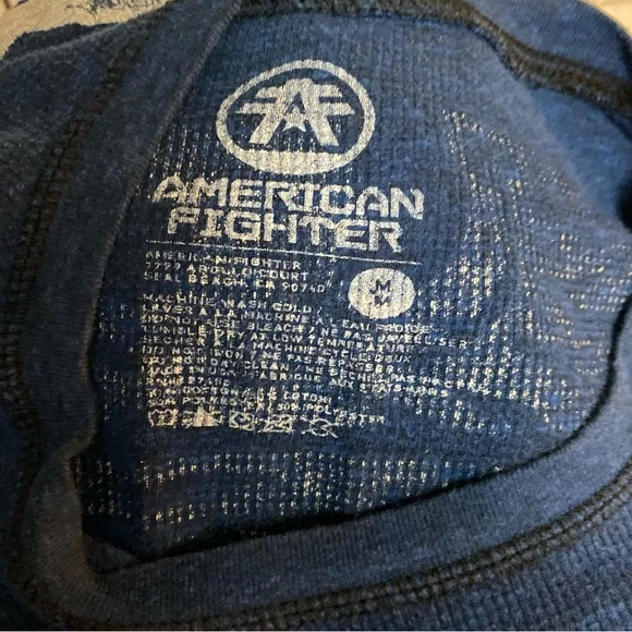 American Fighter Size Medium Long Sleeve T Shirt - Picture 7 of 9